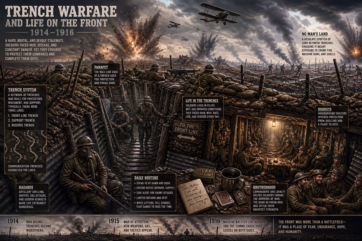 7. Lesson Plan from World War I: Trench Warfare and Life on the Front