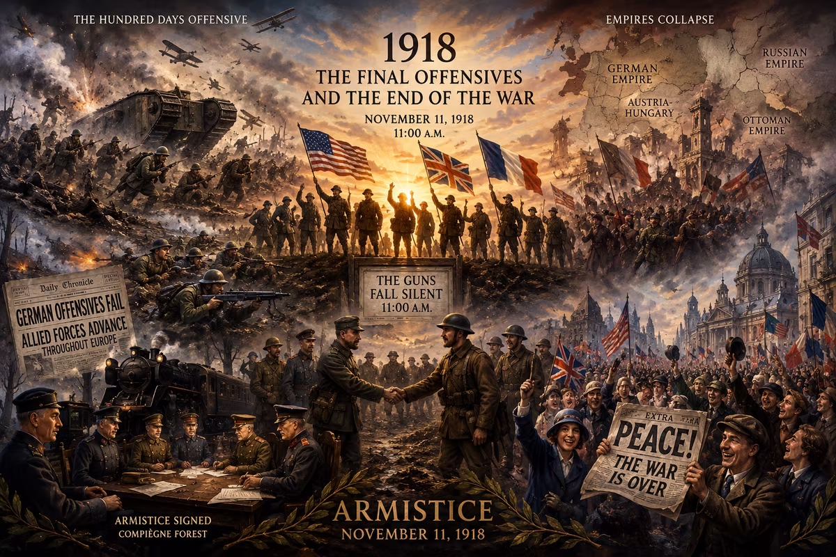 16. Lesson Plan from World War I: The Final Offensives and the End of the War (1918)