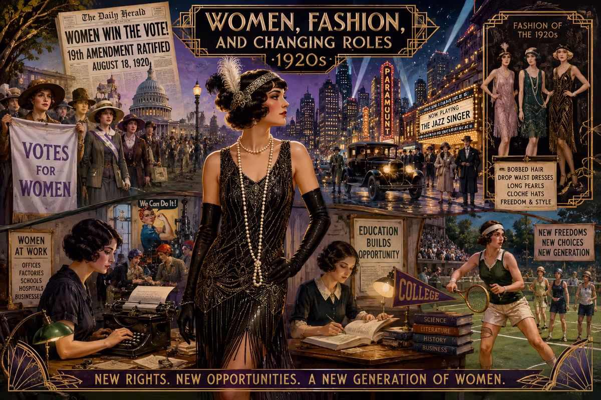 7. Lesson Plans from the Roaring 1920's: Women, Fashion, and Changing Roles (1920s)