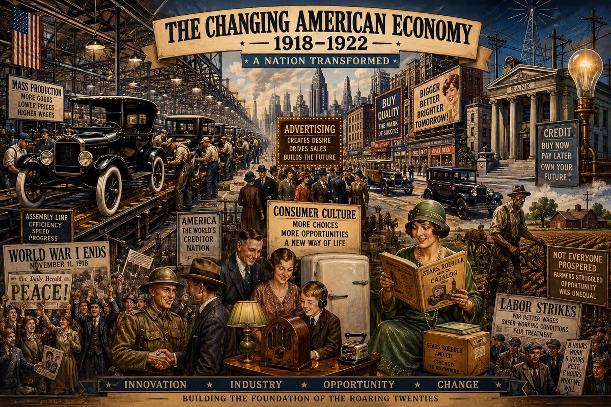 3. Lesson Plans from the Roaring 1920's: The Changing American Economy (1918–1922)
