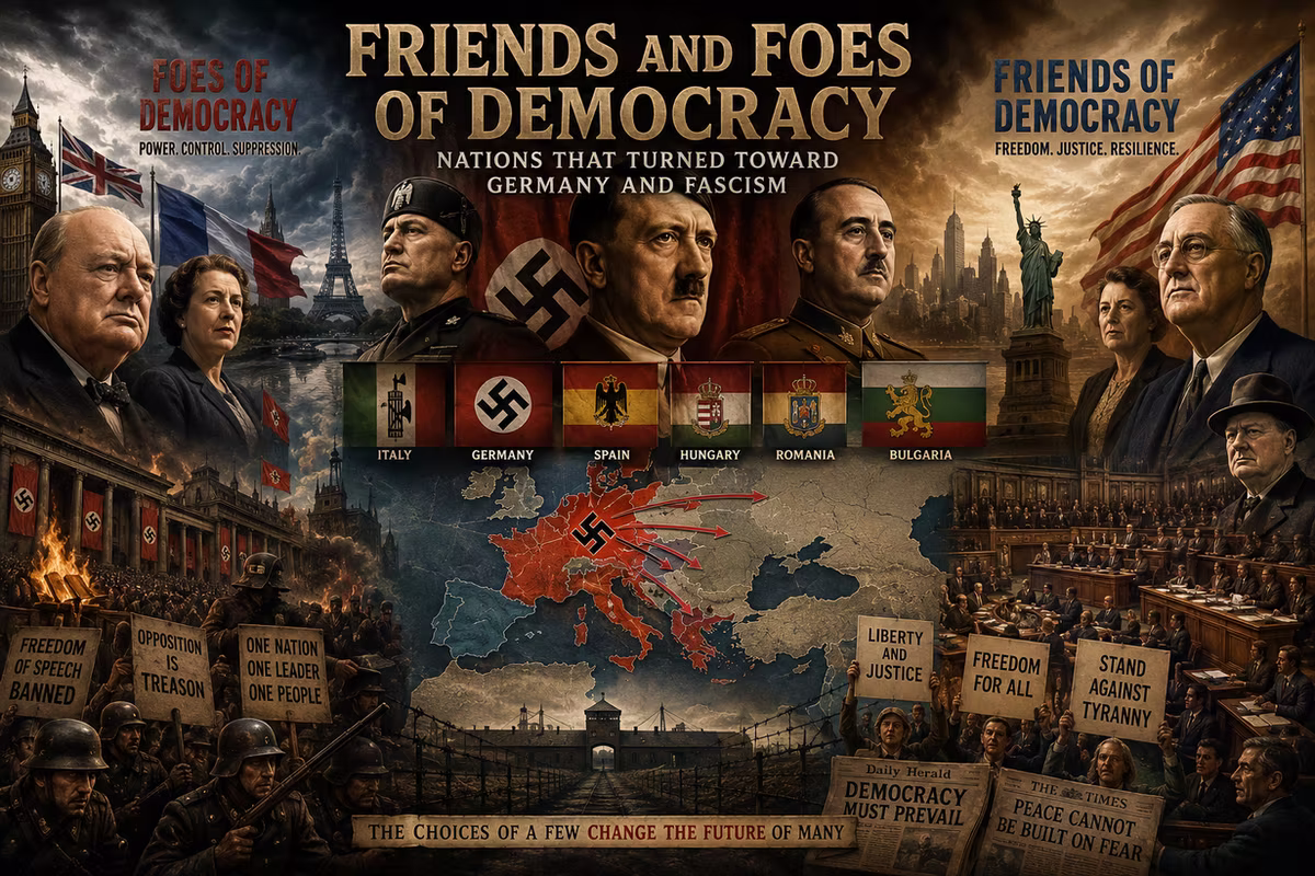 12. Lessons from the Great Depression: Friends and Foes of Democracy: Nations That Turned Toward Germany and F