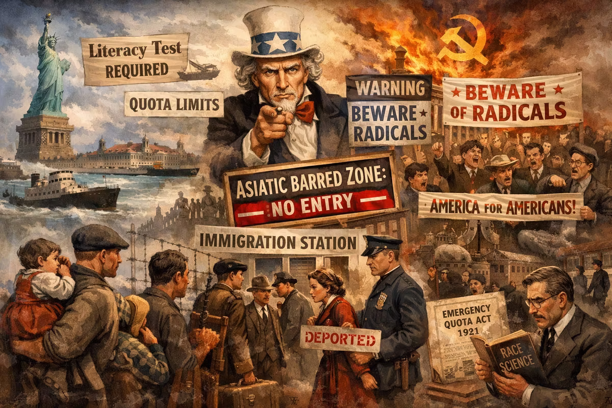 14. Lesson Plan from the Progressive Era: Government Overreach and Loss of Freedoms (c. 1905–1920)