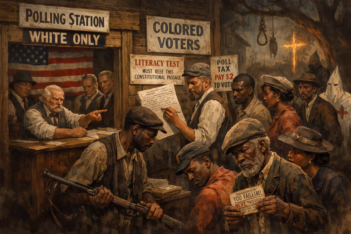 16. Lesson Plan from the Reconstruction Era: The Rise of Jim Crow Laws