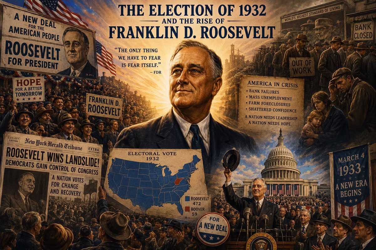9. Lessons from the Great Depression: The Election of 1932 and the Rise of Franklin D. Roosevelt