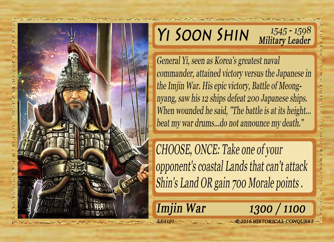 Yi Soon Shin: Korean Commander