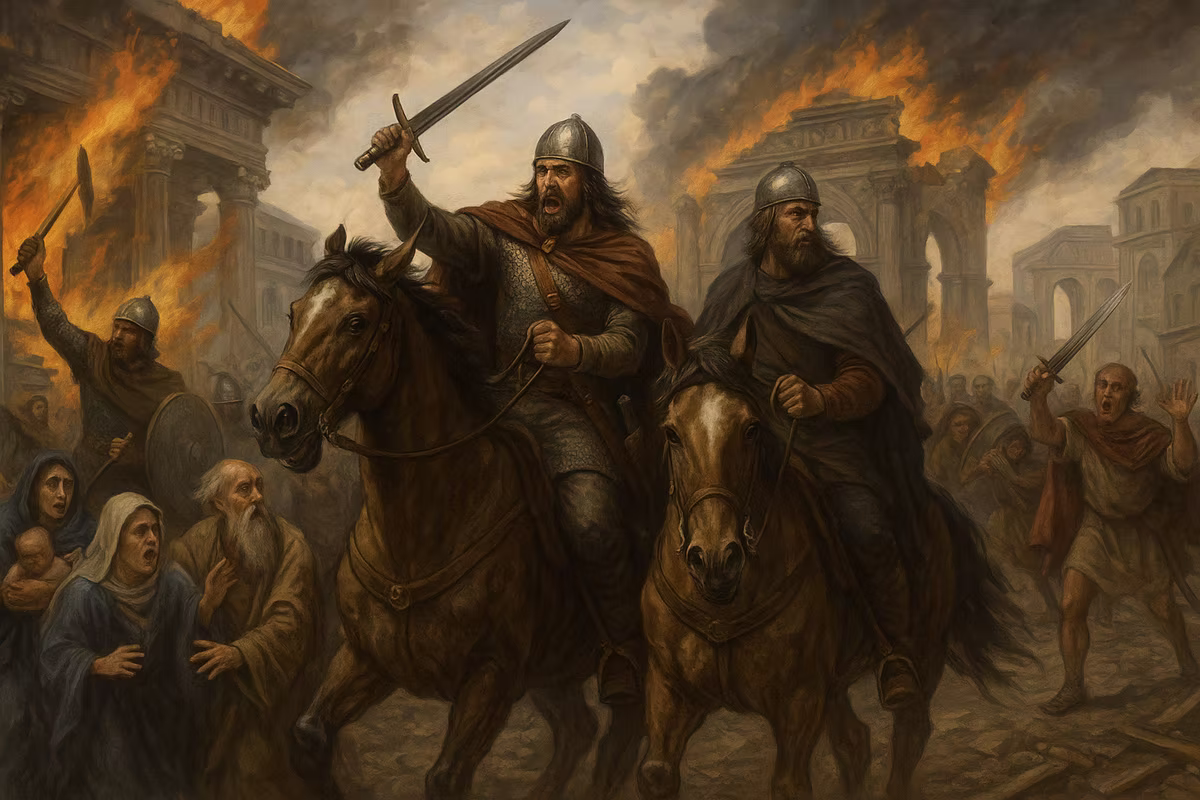 15. Lesson Plans for Ancient Rome - The Barbarian Invasion and the Role of Christianity