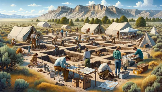 Excavating a Great Basin site